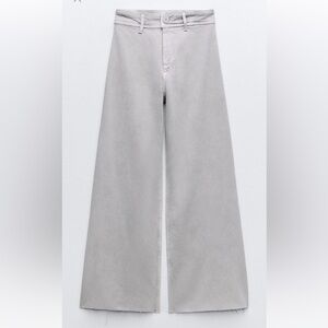 NWT Zara the Marine Straight off white slim fit relaxed leg high rise size 0